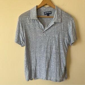 Vilebrequin Women's Polo Shirt 100% Linen Size Small